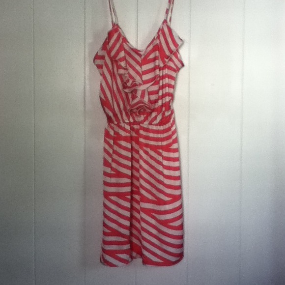 Cute stripe spaghetti strap dress