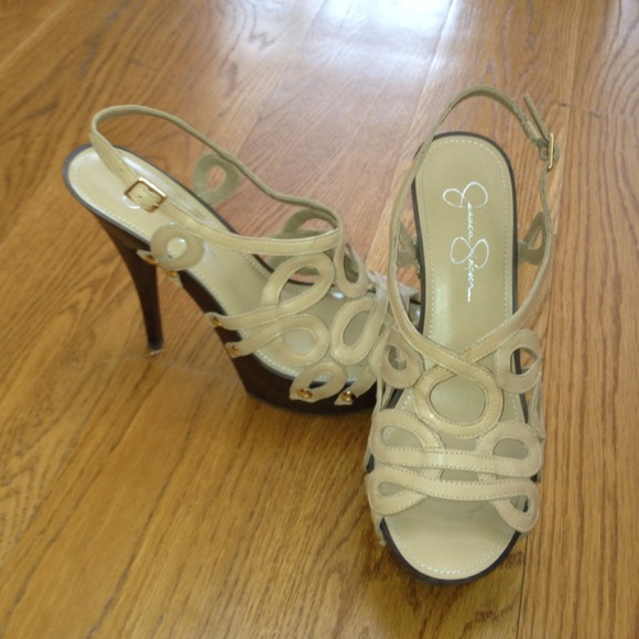 Jessica Simpson Shoes - Gorgeous Scroll Platform Sandal