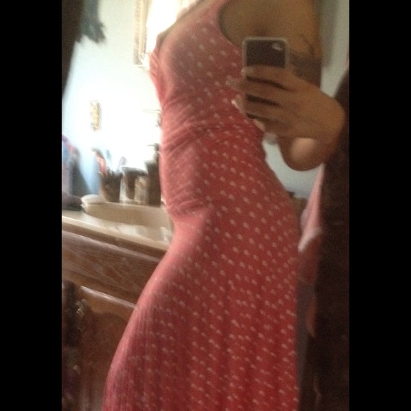 Polkadot flowy light spring/summer dress