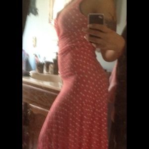 Polkadot flowy light spring/summer dress