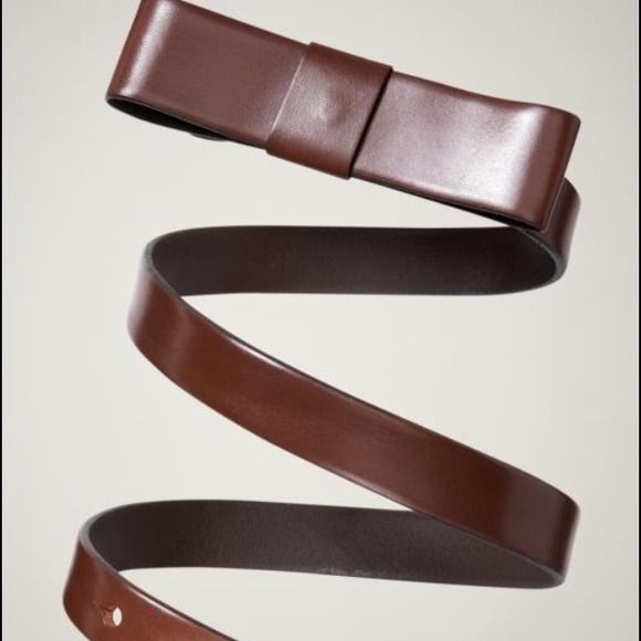 Gap 🎀leather bow belt
