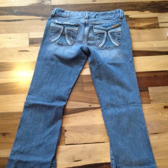 Seven 7 jeans in medium wash size 27 - Picture 3 of 4