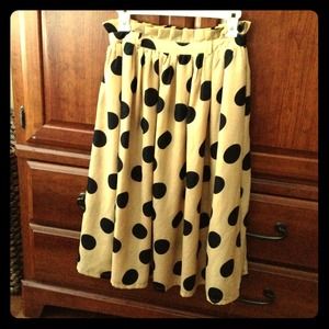 *SOLD* Polka dot skirt