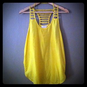 Last April yellow tunic tank