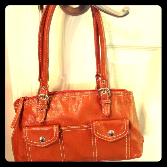 **Reduced**Nine West burnt orange handbag