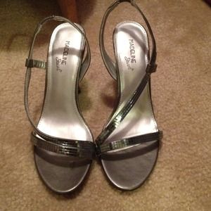 Madeline Stuart silver heels