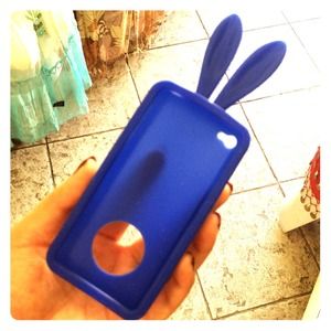 Bunny ear iPhone case.