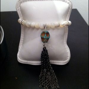 Skull Tassel Bracelet