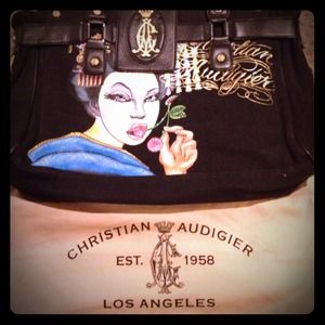 💢REDUCED💢Authentic Christian Audigier purse