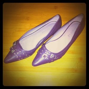 REDUCED! funky purple flats
