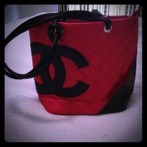 Lipstick Red Chanel bag!