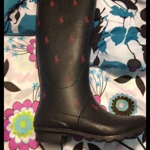 Polo rain boots