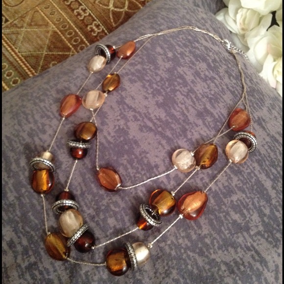 Bundle me! 👍Brown Beaded Necklace