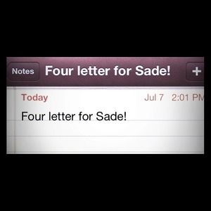 ✨4 letters for @sadizzle✨
