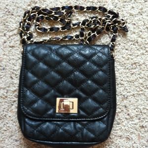Black quilted Aldo bag