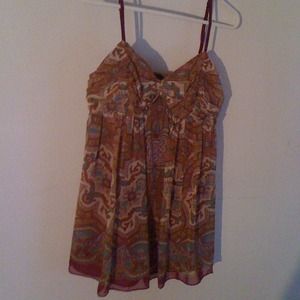 Adorable Babydoll shirt- sheer two layers.