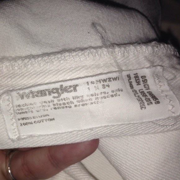 Wrangler Jeans - White Jeans, Cowboy's tight Wrangler Jeans - White Jeans, Cowboy's tight