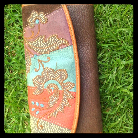 Fossil leather wallet