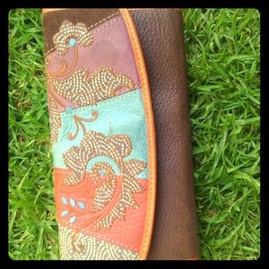 Fossil leather wallet