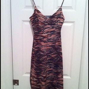 Tiger Print Dress