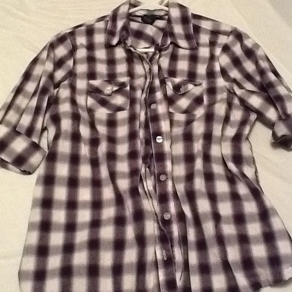 **SOLD** Plaid button up