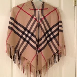 Burberry Jackets & Blazers - Burberry zippered wool poncho NO DISCOUNTS Burberry Jackets & Blazers - Burberry zippered wool poncho NO DISCOUNTS