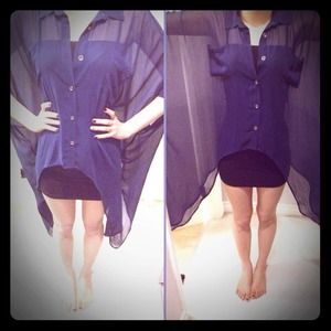 Evil Twin batwing top