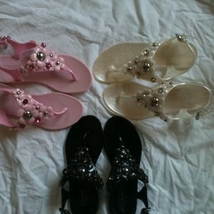 3 pair of Coach jellies