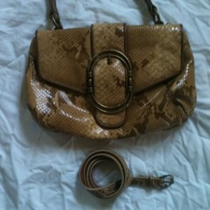 Cole Haan bag and matching belt