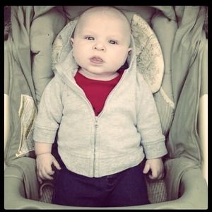 Grey baby jacket