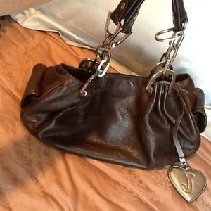 RESERVED***leather Baby Fluff by JUICY  couture