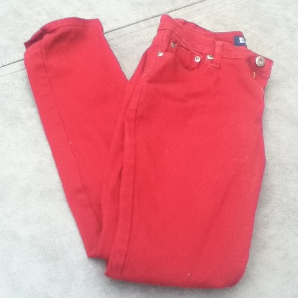 🎀RESERVED🎀 Red skinny jeans