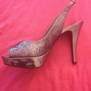 Grey/purple glitter