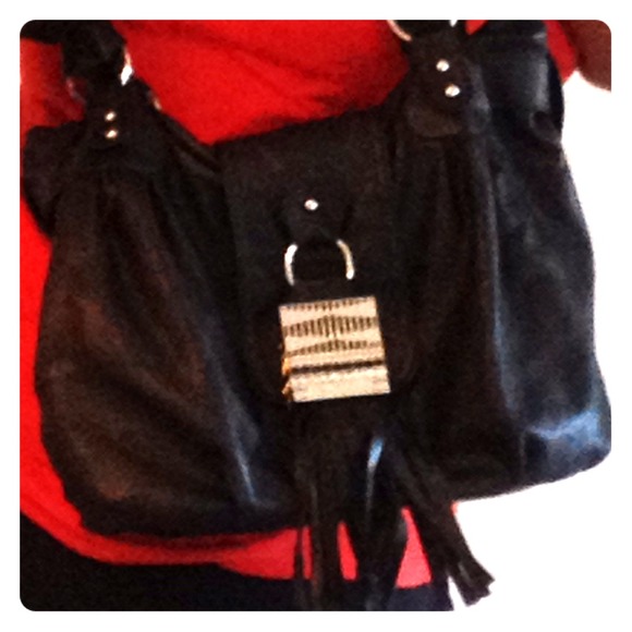 Black PU Leather Bag