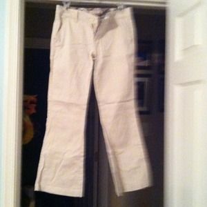 Light khaki colored pants