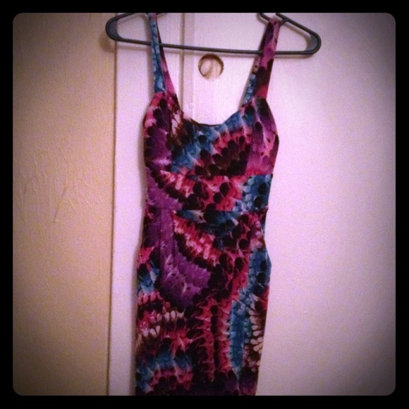 Unique print dress!