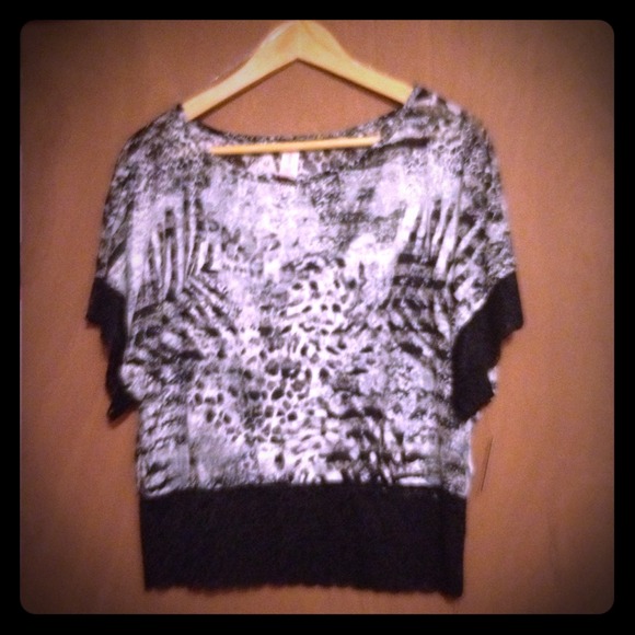 Zebra half shirt