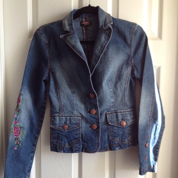 xoxo Jackets & Blazers - *Reduced!* Embellished Jean or denim Jacket
