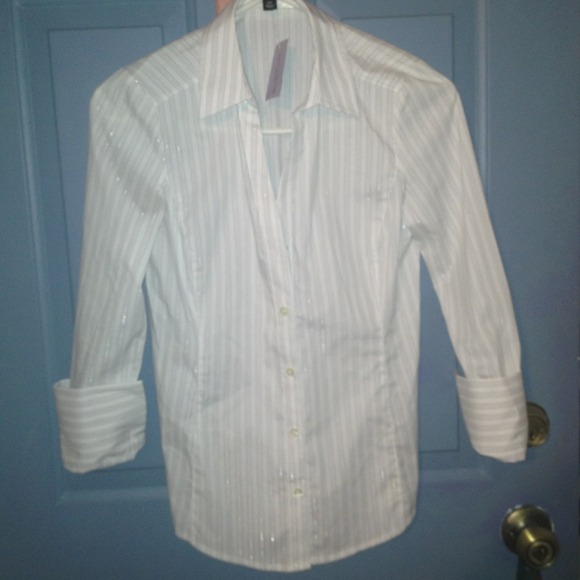 White pinstriped Dress shirt