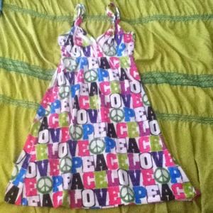 Peace love summer dress