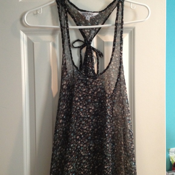 Tops - reserved @amylynn78 Floral Racerback Tank & bra