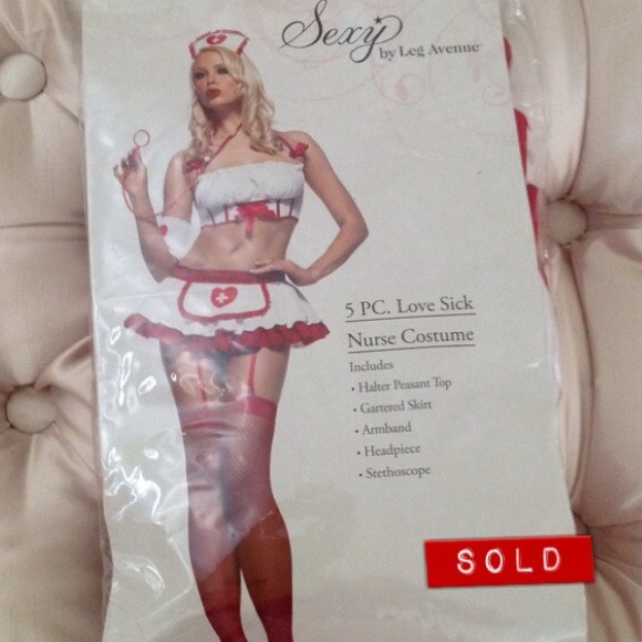 SOLD Love sick nurse costume