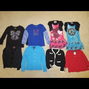 SOLD: 33 Girls Toddler Tops & Sweater Bundle