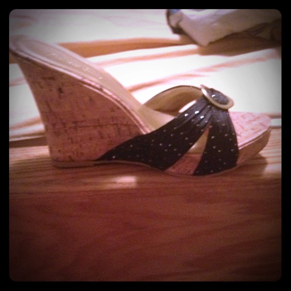 Brand new cork wedges