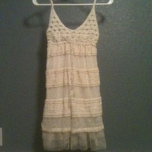 Sexy yet Classy off white beach dress!