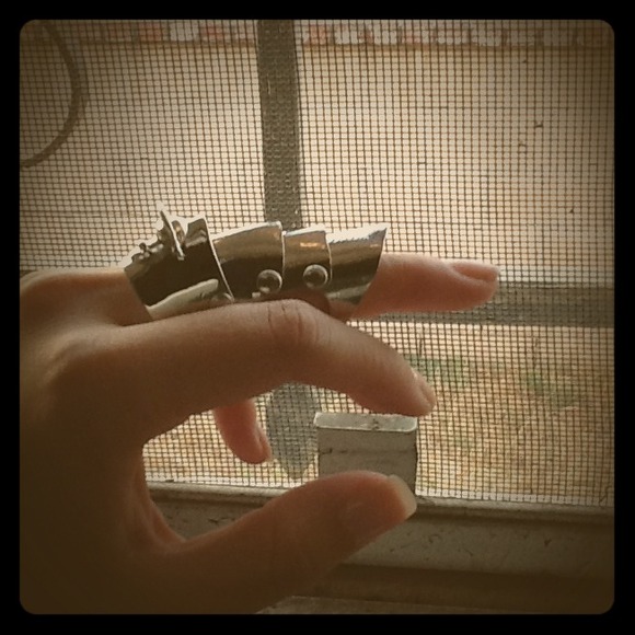 NANA goth ring! (Reserved!)