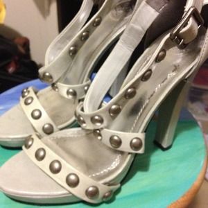 BCBG studded heels & Chinese laundry black snake9