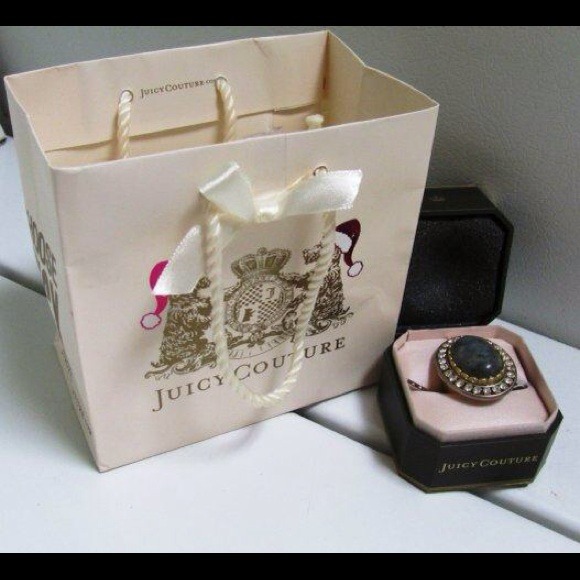 NewHUGE!! juicy couture crystal&stone bling ring - Picture 2 of 4