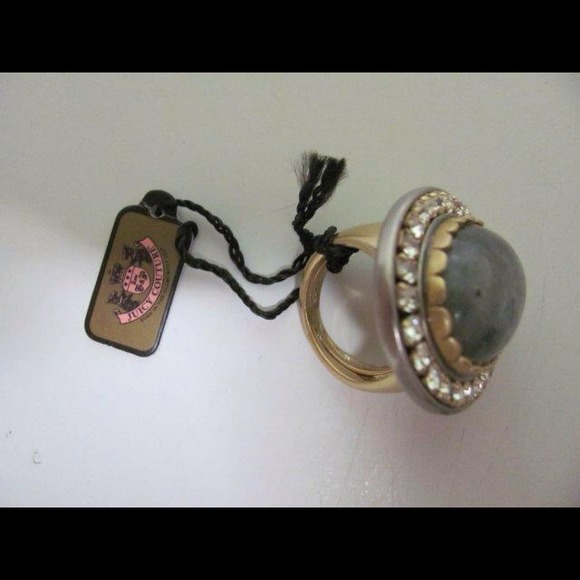 NewHUGE!! juicy couture crystal&stone bling ring - Picture 3 of 4