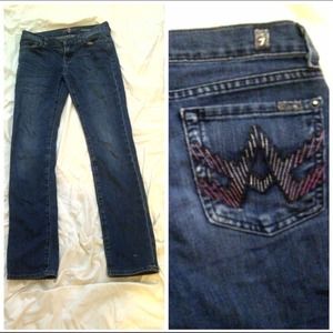 7FAM "Roxanne" Skinny Jeans